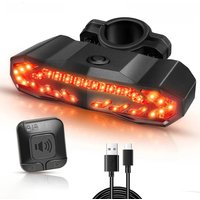 AliExpress Rockbye Bicycle Rear Light Anti Theft USB Rechargeable Bike LED Light Waterproof Bicycle Tail Light Bike Lamp Accessories