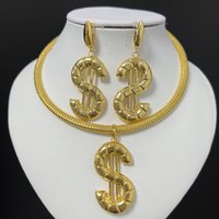 Ladies' Fashion Jewelry Set Necklace Earrings and Pendant Set Wedding Party Gift Fashion Accessories