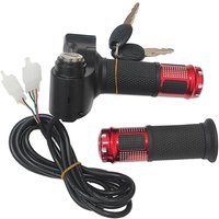 AliExpress Twist Throttle with Battery Power LCD Display Switch Handlebar Grips for Electric Bicycle/Scooter/E-Bike