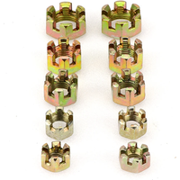 AliExpress NONE 1Pair M10/M12/M14/M16/M20 Hex Slotted Nuts for 50cc-250cc ATV Kart Off-Road Vehicle Quad Bike Rear Axle Ball Joint Parts