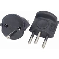 Bolantedz 1Pc Plug Travel Adapter Europe German TO Swiss Plugs 10A 250V Power Plug EU To Switzerland Electrical Plug Adapter
