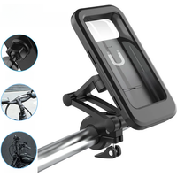 AliExpress NONE Waterproof Bicycle Mobile Phone Holder Support Universal Folding Motorcycle GPS 360°Swivel Adjustable Bike Cellphone Holder