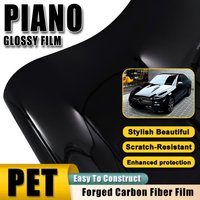 Super Glossy Piano Black Mirror Vinyl Wrap Film Self Adhesive Car Motorcycle Tuning Decal High Gloss Mirror Effect Sticker