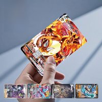 Cool Vmax Arceus Charizard Luxray Machamp Lucario Kyurem PVC No Fade Sticker Film Skin for Small Large No Chip Credit Debit Card