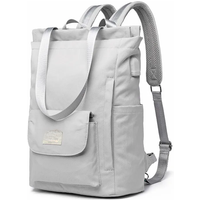 Waterproof Stylish Laptop Backpack women 13 13.3 14 15 15.6 inch Korean Fashion Oxford Canvas USB College Back pack bag female