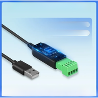 USB to 485 Serial Port Converter Communication Module CH340 PLC Serial Port IO Module