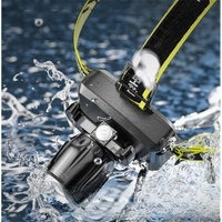 USB Rechargeable T6 Powerful Waterproof Headlight LED Headlamp Fishing Hunting Camping Head Lamp Flashlight By 18650 Battery