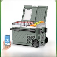 Alpicool EZGW 40L 50L 60L Car Refrigerator Portable Compressor Cooler 12/24V DC 100-240V AC Mini Fridge Freezer for Camping BBQ