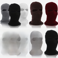 AliExpress Full Face Cover Mask Three 2 Hole Balaclava Hat Army Tactical Winter Ski Cycling Mask Beanie Hat Scarf Warm Face Masks