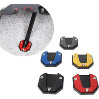 AliExpress NONE Aluminum Alloy Motorcycle Bike Kickstand Extender Foot Side Stand Extension Foot Pad Support Plate Motorbike Accessories D7YA