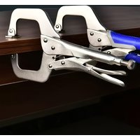 1pcC Pliers, Heavy-Duty Steel Locking Fixture, Suitable for Woodworking, Daily Small Mold Fixing, and Furniture Installation