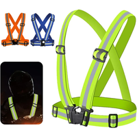 AliExpress Reflective Safety Vests Lightweight Adjustable Elastic Vest Jacket Hi Vis Reflective Strips for Traffic Control Running Cycling