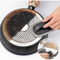 Magic Emery Sponge Brush Wipe Eraser Cleaner Kitchen Bath Rust Strong Decontamination Cleaning Tools With Handle Household Tools