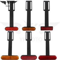 Universal Cat's Eyes Motorcycle Rear Reflector T-Holder Oval Reflector For Honda For Harley For Yamaha For KTM For Kawasaki
