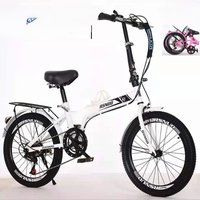 AliExpress OLOME ChaseFolding Bike Men's And Women's 20 Inch Variable Speed Lightweight Commuting Bike Men's And Women's Small Portable Bike
