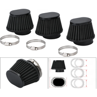 AliExpress PQY WLR - Motorcycle Air Filter 60mm 55mm 54mm 51mm 50mm Universal for Motor Car mini bike Cold Air Intake High Flow Cone Filter