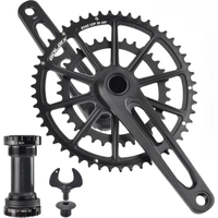 AliExpress GOLDIX Ultralight Road Bike Crankset 50-34T/52-36T/53-39T Double Chainring 165/170/172.5/175mm Length Hollow Bicycle Crank