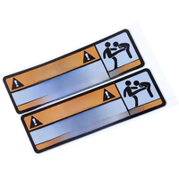 AliExpress 1pc Waterproof Do Not Touch Bike Car Sticker Warning Sign Personalized PVC Cars Sticker Cycling Acc