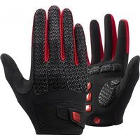 AliExpress ROCKBROS Bicycle Gloves Touch Screen Anti-slip Shockproof SBR Plam Full Finger Bike Gloves Sports MTB Road Cycling Long Gloves