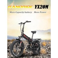 AliExpress RANDRIDE YX20M Electric Bicycle 2000W 48V 20AH Battery Dual Motor CST 20*4.0