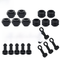 AliExpress LFMT 10/5 sets Brake Upper Lower Pump Caliper Shock Absorber Sleeve Dust Cover Rubber Disc Waterproof Cap for Motorcycle Scooter Bike
