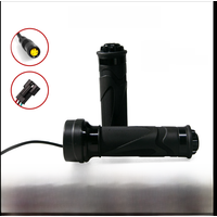 AliExpress NONE Ebike Throttle 24V 36V 48V Universal Waterproof Connector Thumb Twist Throttle for Bafang Motor Electric Bicycle Accessories