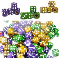 AliExpress NONE Dice Valve Cap Acrylic Motorcycle Wheel Stem Cover Bicycle Dustproof Stem Cap Multicolored Tire Cap for Bike Car Bicycle Truck