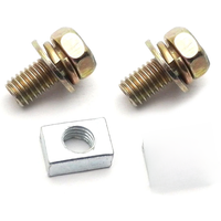 AliExpress NONE 2 Set Universal Motorcycle Bike Scooter ATV DIRT Battery Terminal Nut and Bolt Screws Kit M5x10mm Interior Accessories 4Ah 5Ah