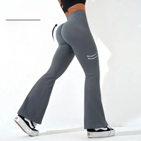 AliExpress MODX Sexy Slim Flared Pants Cross Waist Legging Women Seamless Gym Running Cycling Knit Yoga Stretch Butt Lift High Waist Pants