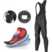 AliExpress X-TIGER Men's Cycling Bib Pants Three Pockets Breathable Shock 5D Gel Pad TMB Mountain Road Cycling Pants Cycling Equipment