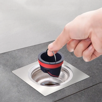 ABS Floor Drain Core Floor Shower Drain Stopper Insectproof Anti-odor Deodorization Toilet Kitchen Bathroom Toilet Sewer