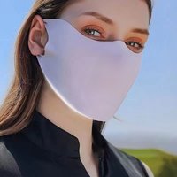 AliExpress Anti-uv UPF50+ Ice Silk Sunscreen Mask Traceless Summer Outdoor Sports Face Mask Breathable Exposed Mouth Nose Golf Mask