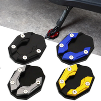 AliExpress NONE BLALION Aluminum Alloy Motorcycle Bike Kickstand Extender Foot Side Stand Extension Foot Pad Support Plate Motorbike Accessory