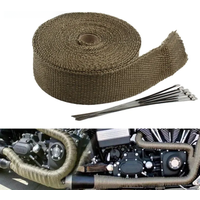 AliExpress PowerMotor Motorcycle Exhaust Muffler Thermal Tape Hand Wrap Insulation 5cm 5M Car Dirt Bike Enduro Exhaust System Motocross Accessories