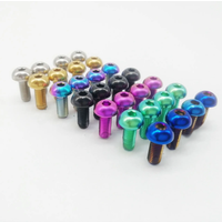 AliExpress CyclingMan 4pcs M5x12mm Titanium Bike Water Bottle cage bolts/bottle holder Ti bolts for bicycle water bottle rack Cycling Acceesoies Parts