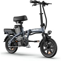 AliExpress URLIFE F1L adult E-bike 250W 48V 7.5Ah battery Foldable Electric Bike,14-inch All-terrain fat tire E-Mountain bike