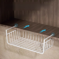 Kitchen Storage Racks Dormitory Storage Tools Hanging Layered Seasoning Baskets Bottom Hangers of Hanging Cabinets