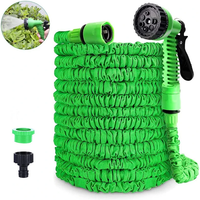 25FT-200FT Garden Hose Expandable Magic Water Pipes Home Garden Daily Watering Tools High-Pressure Car Wash Cleaning Water Gun