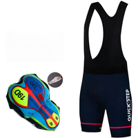 AliExpress Cycling Bib Shorts 2023 QUICK STEP Men Outdoor Bike 19D Padded Riding Bib Tights MTB Bicycle Cycling Shorts Summer Quick Dry