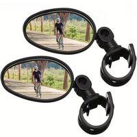 AliExpress cycle zone Bike Mirror Cycling Rear View Mirrors 360 Degree Adjustable Rotatable Handlebar Mirror Wide-Angle MTB Road Bycicle Accessories
