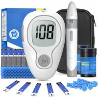LinkSun G-425-3 Blood Glucose Meter Glucometer Code Free Diabetes Tester 10/50/100pcs Strips Lancets Medical Blood Sugar mg/mmol