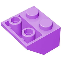 Gobricks GDS-599 ROOF TILE 2X2/45 INV. compatible with lego 3660 pieces of children's DIY Educational Building Blocks Technical