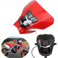 AliExpress PowerMotor for Honda CRF450 Motorcycle Headlight LED Plate Parts Motocross Enduro Pit Dirt Bike Headlights Motorcycle Accessories