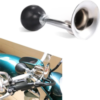 AliExpress NONE Universal Fit Motorcycle Bicycle Scooter Air Horn Hand-pinched Vintage Motorcycle Horn Stainless Steel Rain Proof and No Rust