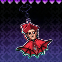 Satanic Cardinal Copia Acrylic Keychain Ghost Band Character Pendant For Fans