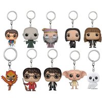 FUNKO POP Classic Film characters Dumbledore Harry Potter Lord Voldemort Hermione Toy Figures Collection Model Toys Key Chain