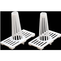 5pcs Anti-theft Hive Door Plastic White Protection Queen Honeycomb Doors Hive Device Beehive Nest Door Cage Beekeeping Equipment