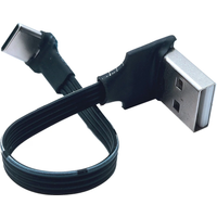 Ultra-thin elbow type-c data cable wire USB2.0 double elbow charger Po short-term portable and universal 5CM-300CM