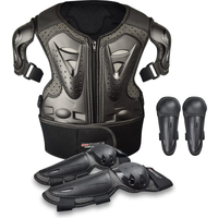 AliExpress CHCYCLE Kids Motorcycle Armor Suit Dirt Bike Gear Chest Protector Motocross for Kids Chest Protective Gear with Elbow Knee Pads Guards