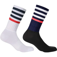 AliExpress 2022 Anti Slip seamless Cycling Socks Integral Moulding High-tech Bike Sock Compression Bicycle Outdoor Sport Socks